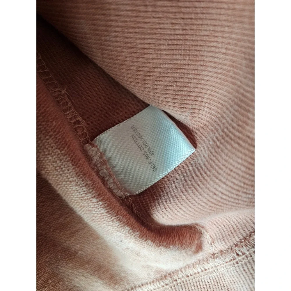 Jane and Delancey Womens Mineral Wash Pullover Hoodie Terracotta Pink Medium